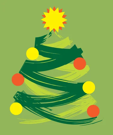 illustration d'un sapin de noël